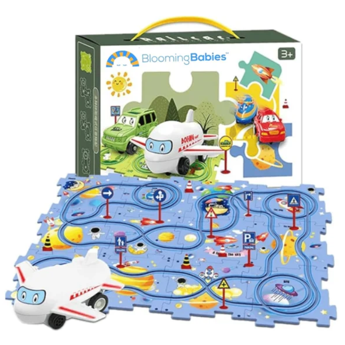 Puzzle Racer Kids Car Track Set