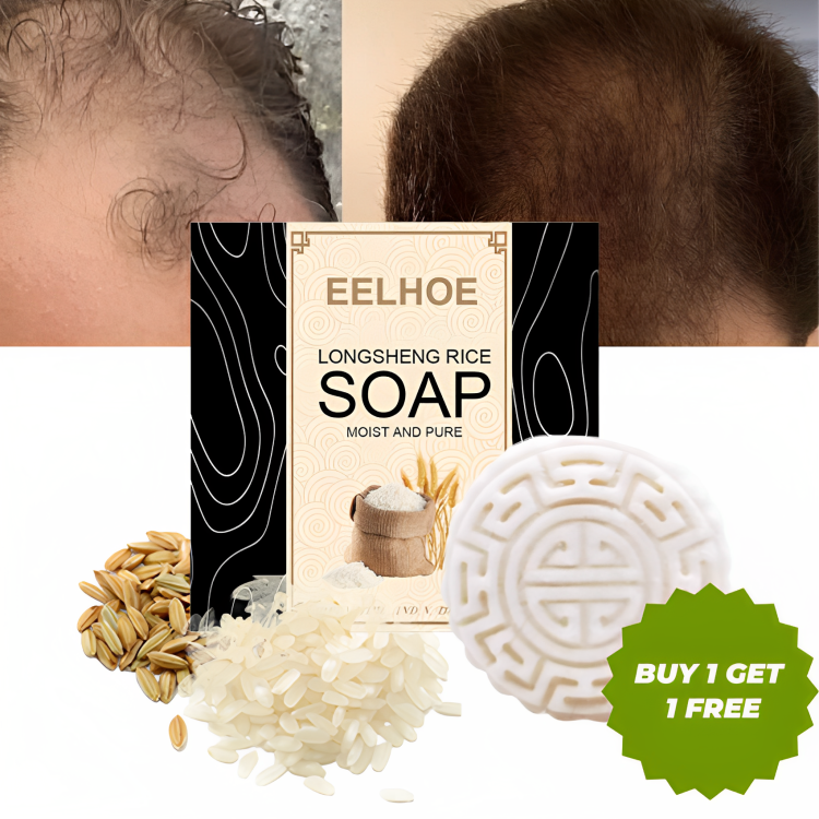 Eelhoe™ Natural Rice Shampoo Bar for Hair Loss