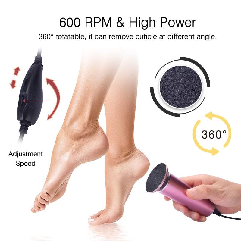 Electric Pedicure Tools | Remove Dead Skin Callus